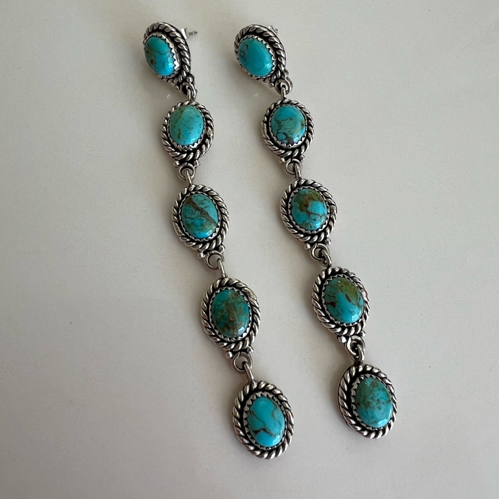 Turquoise drop earrings